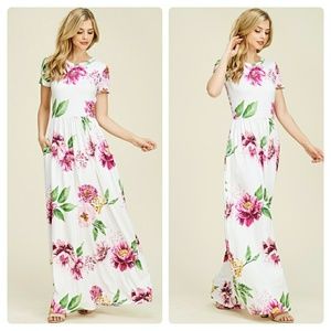 COMING SOON NWT FLORAL MAXI DRESS